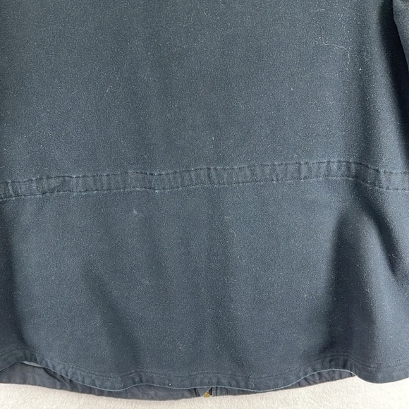 Style & Co Women’s Utility Jacket Size XL Black Mixed Media Lined Front - Picture 7 of 10